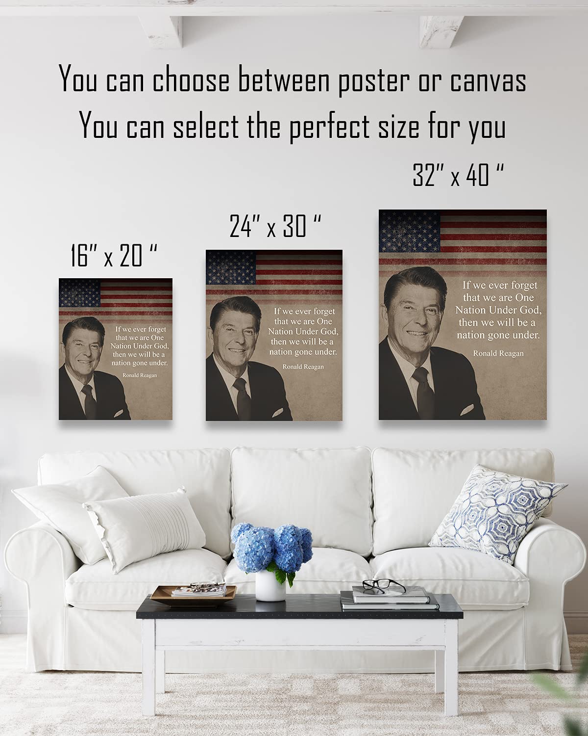 Amazon.co.jp: Govivo ロナルド・レーガン 歴史的名言 - アメリカの